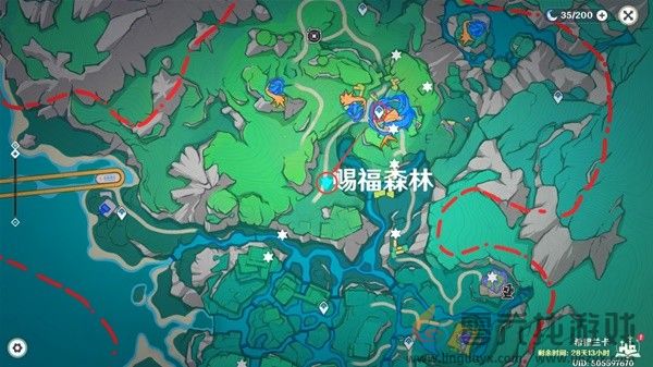 原神赐福森林欢声飞羽全位置攻略(图25) 原神赐福森林欢声飞羽全位置攻略(图25)